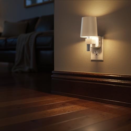 Night Light Dimmable Night Lights Plug into Wall Soft White 3000K