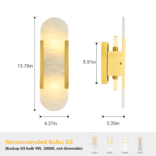 Alabaster Wall Sconce