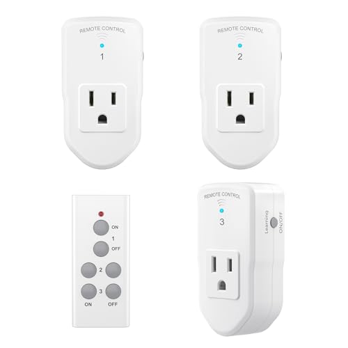 Wireless Remote Control Outlet Electrical Switch for Lights