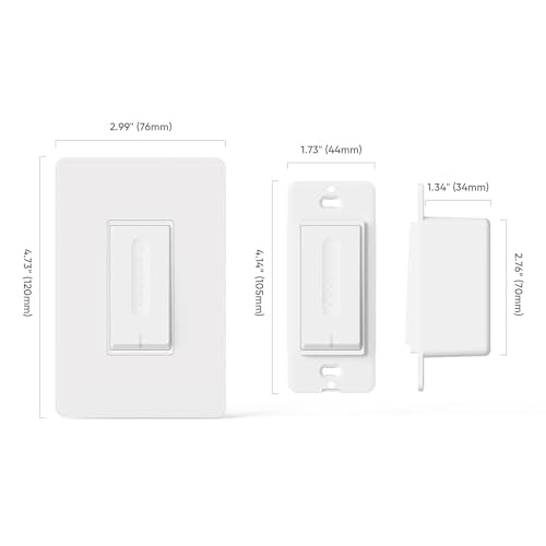 Smart Dimmer Switch 4 Pack (4 Count)