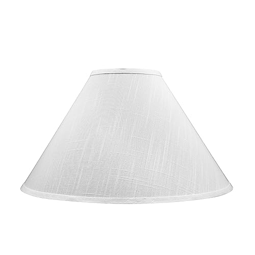 32208A Hardback Empire Spider Lamp Shade in Pearl White