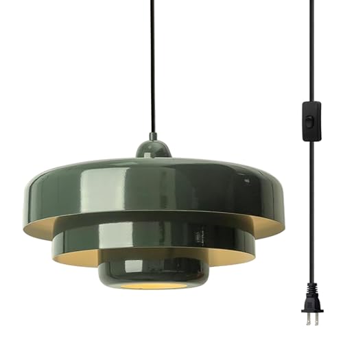 Plug in Green Pendant Light Fixtures