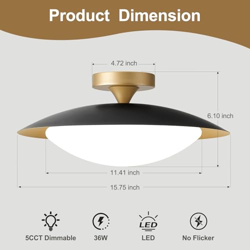 Dimmable Modern Mid