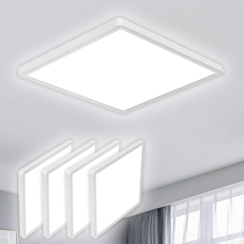 4 Pack 12 Inch 24W LED Ceiling Light (4 Count)
