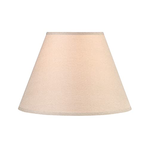 32092A Transitional Empire Shape Spider Construction Lamp Shade in Medium Brown