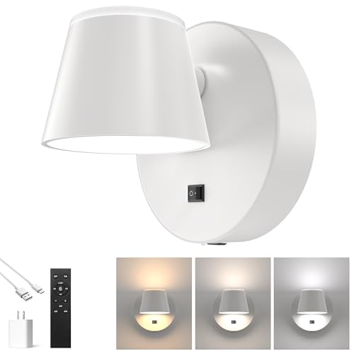 Battery Operated Wall Sconce with Remote