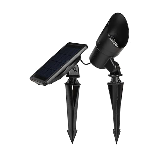 Tri Color Progressive Solar LED Spotlight with 100 Lumens