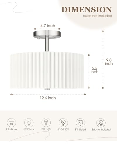 Semi Flush Mount Ceiling Light