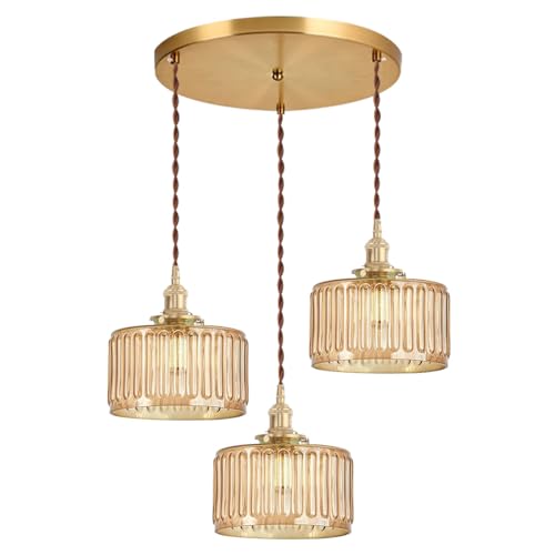 Amber Chandelier Mid