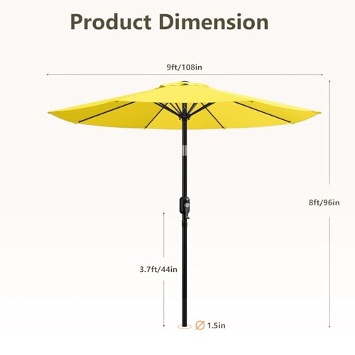9FT Patio Umbrella