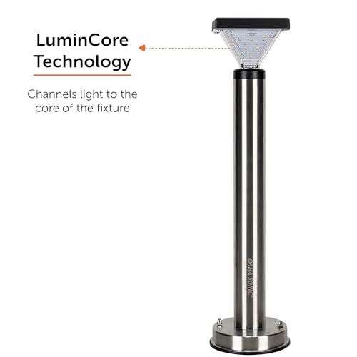 Luxor Bollard Outdoor Solar Pathway Light