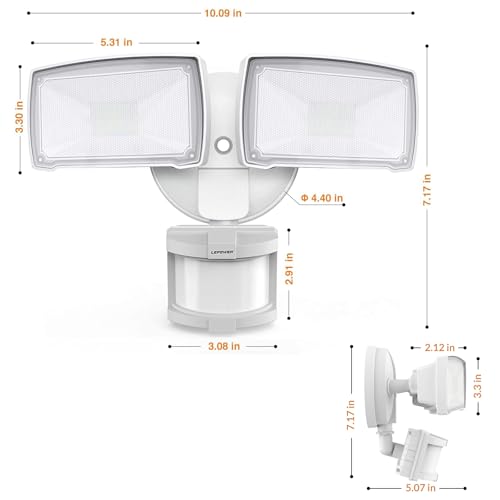 Hardwired LED Security Lights Motion Sensor Outdoor
