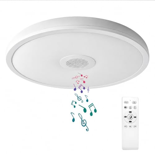 Smart Waterproof LED Flush Mount Ceiling Light Fixture