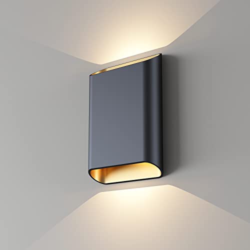 LED Wall Lights Outdoor Wall Sconces Dimmable 15.5W