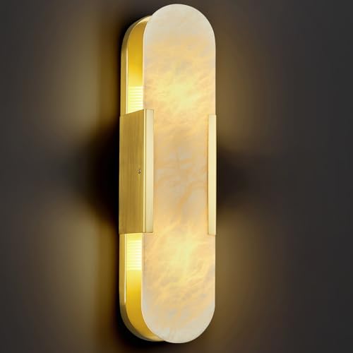 Natural Alabaster Wall Sconces