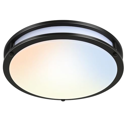 16 inch Dimmable LED Flush Mount Ceiling Light Fixture