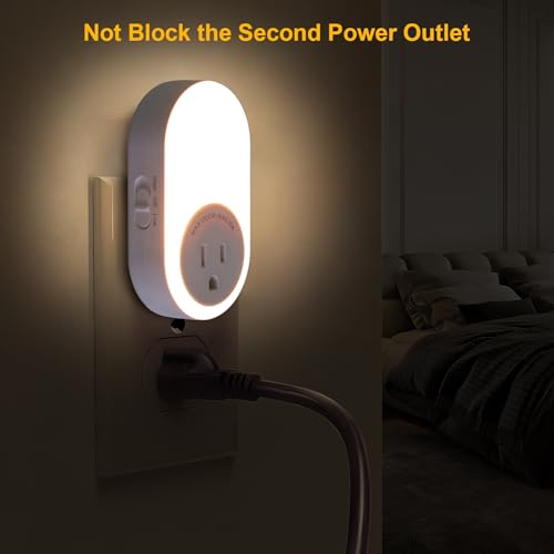 Night Lights Plug Into Wall with Power Outlet (4 Count)