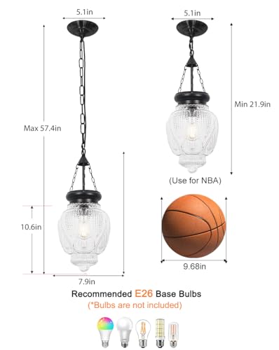 Vintage Pendant Lights Kitchen Island