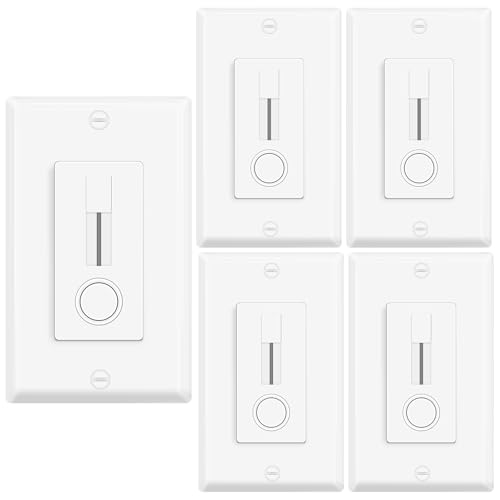 5 Pack LED Slide Dimmer Switch (5 Count)