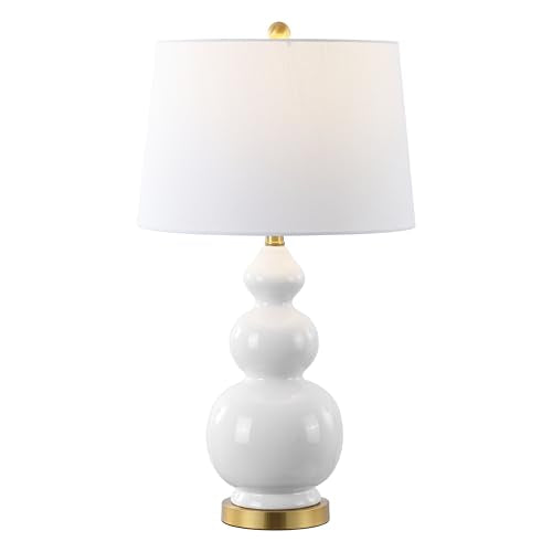 Bowen 27.5" Ceramic Triple Gourd Table Lamp