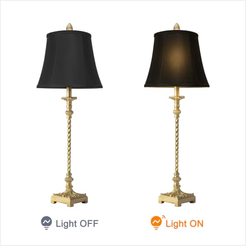 33'' Vintage Table Lamp Set of 2 for Living Room Bedroom Dinning (2 Count)