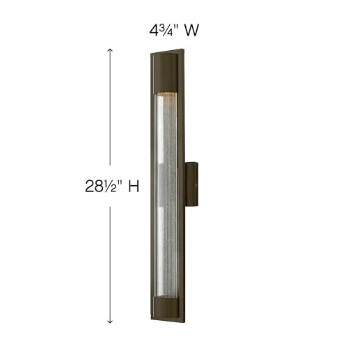 Mist Extra Large Outdoor Aluminum Wall Sconce