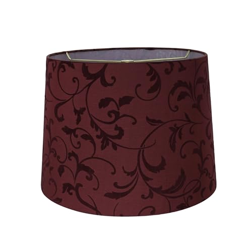 32325A Transitional Hardback Empire Shaped Spider Construction Lamp Shade in Red