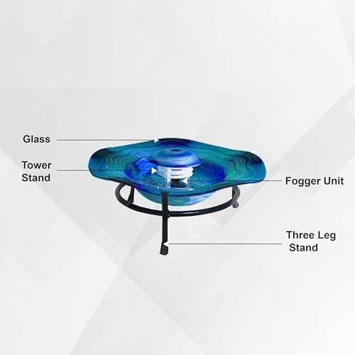 8" Color Changing LED Mist Indoor Tabletop Fountain