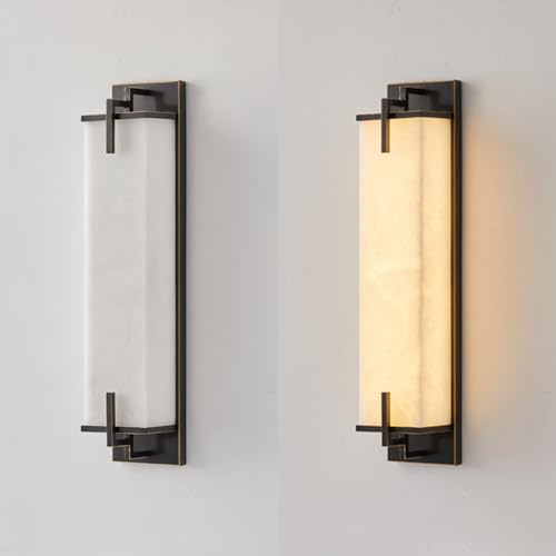 Modern Marble Wall Sconce Natural Alabaster Sconce