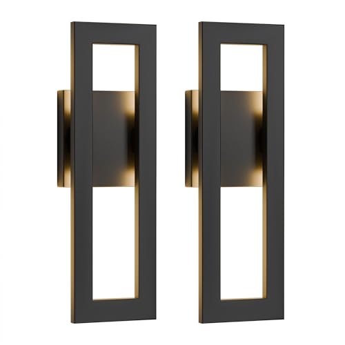 14" Modern Outdoor Wall Lights 2 Packs (2 Count)