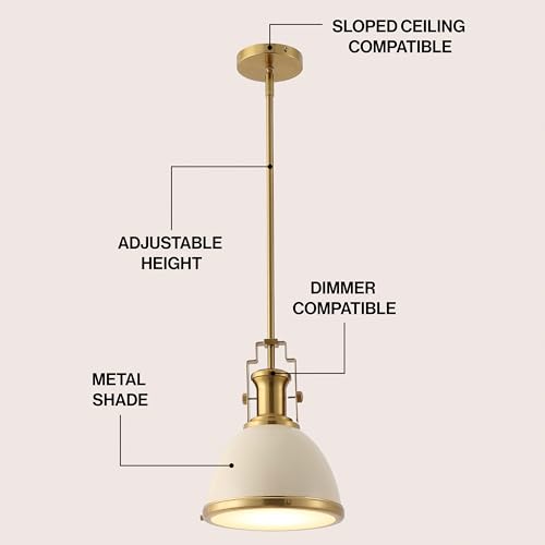 Homer Industrial Dome Pendant 10"