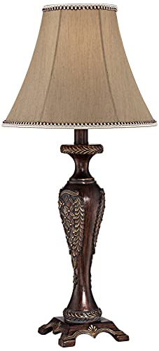 Shaylee 23 1 2" High Table Lamp Bronze Brown Candlestick Cottage