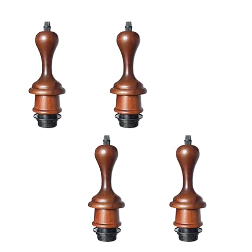 Handmade Walnut E26 Bulb Socket Adapter Kit Vintage Finish for Farmhouse Industrial Lighting Accessories Pendant Fixture DIY Replacement