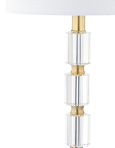 Claire Crystal Metal Lamp 28.5"