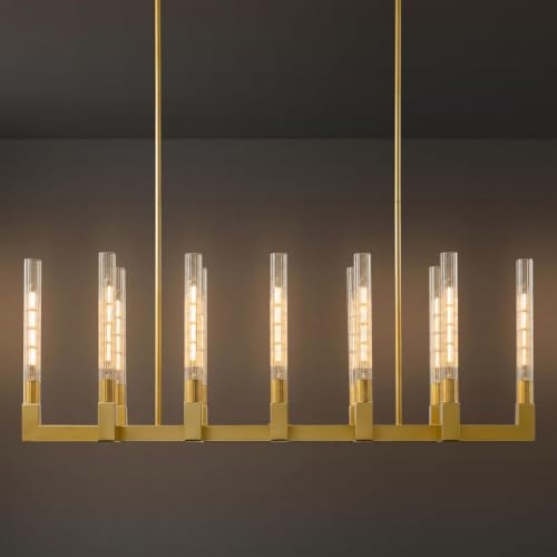 Gold Farmhouse Dining Room Chandelier