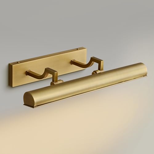 18 inch Hardwired Picture Light Brass Picture Light for Wall