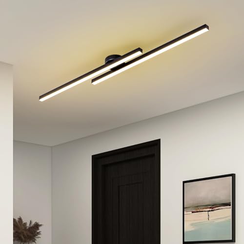 43.3" Modern Ceiling Light with Remote