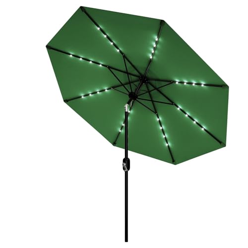 Patio Umbrella with Solar Lights