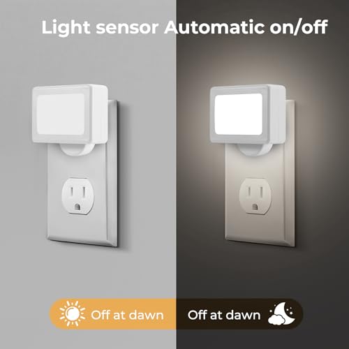 4 Pack LED Night Light Plug in (4 Count)