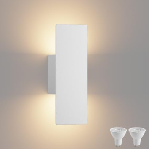 Hardwired White Wall Sconces