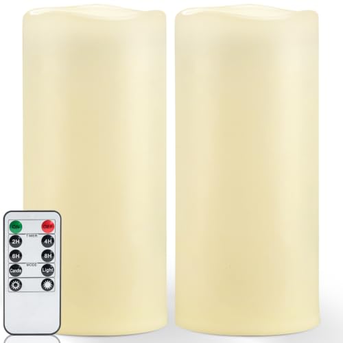 Dark Ivory Flameless Candles (2 Count)