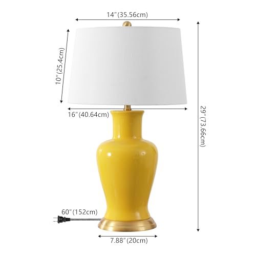 Julian Classic Ceramic Urn Metal LED Table Lamp 29"