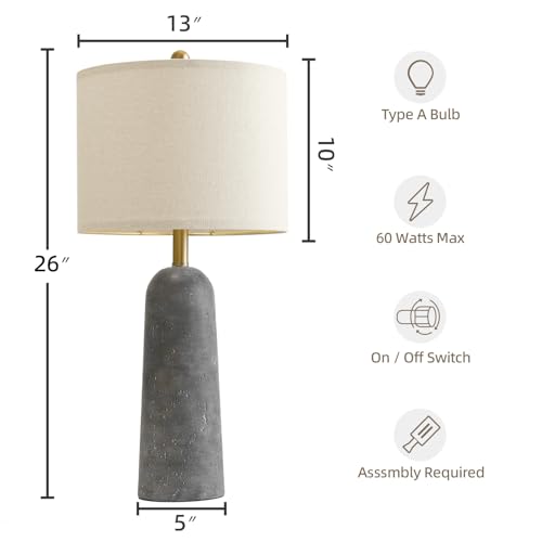 27.25" Modern Table Lamp Set of 2 (2 Count)