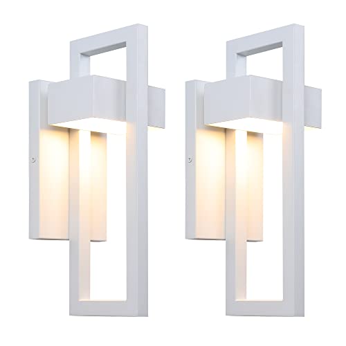 Outdoor Wall Lights Modern Exterior Lighting Fixtures (2 Count)