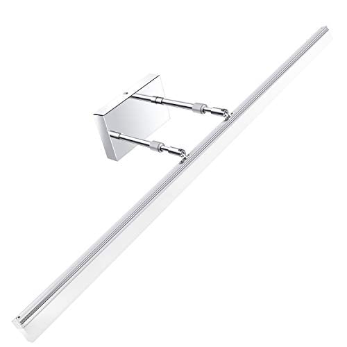 40in Dimmable Modern LED Vanity Lights for Bathroom Light Fixtures Over Mirror Chrome Modern Vanity Lighting