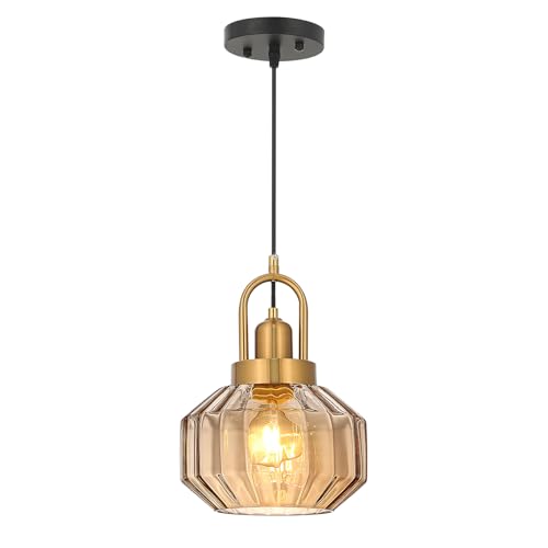 9in Mid Century Modern Pendant Light