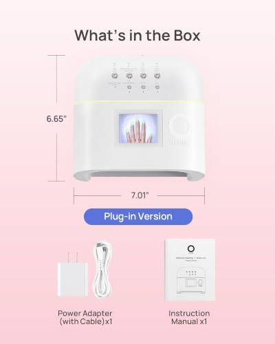 AI UV LED Nail Lamp for Gel Nails