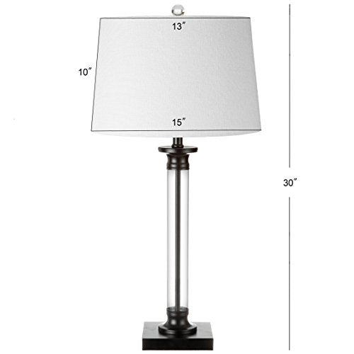 Mason 30" Glass and Metal Table Lamp