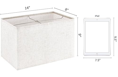 Rectangle Lampshades Set of 2 Medium (2 Count)