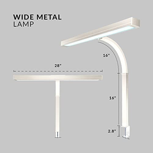 3000 Lumens LED Desk Lamp with Clamp